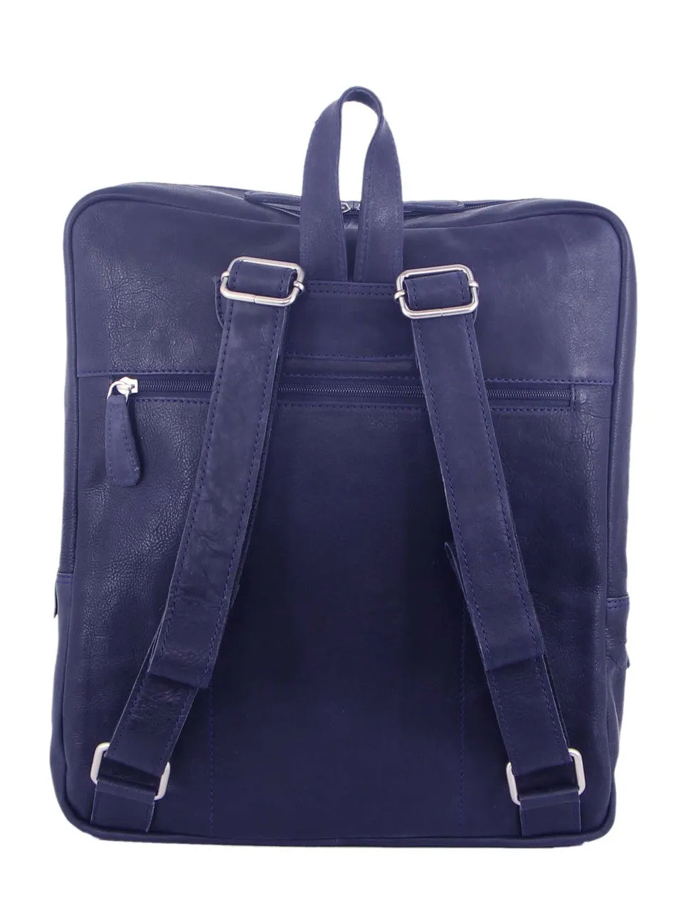 Pierre Cardin Rustic Leather Business Backpack