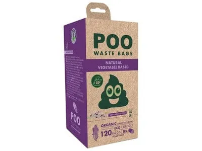 POO Dog Waste Bags (120 bags) - Lavander Scented