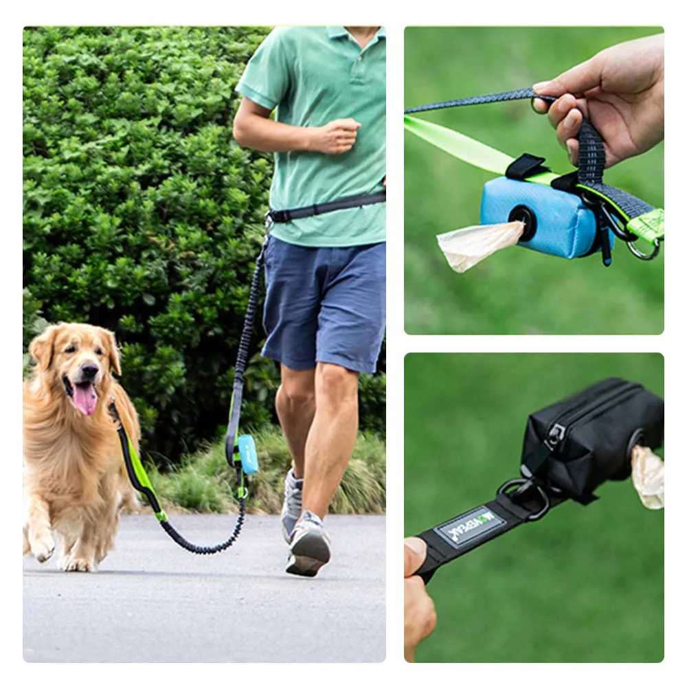 Portable Dog Poop Waste Bag Dispenser Pouch Pet Puppy Cat Pick Up Poop Bag holder Outdoor Pets Supplies Garbage Bags Organizer