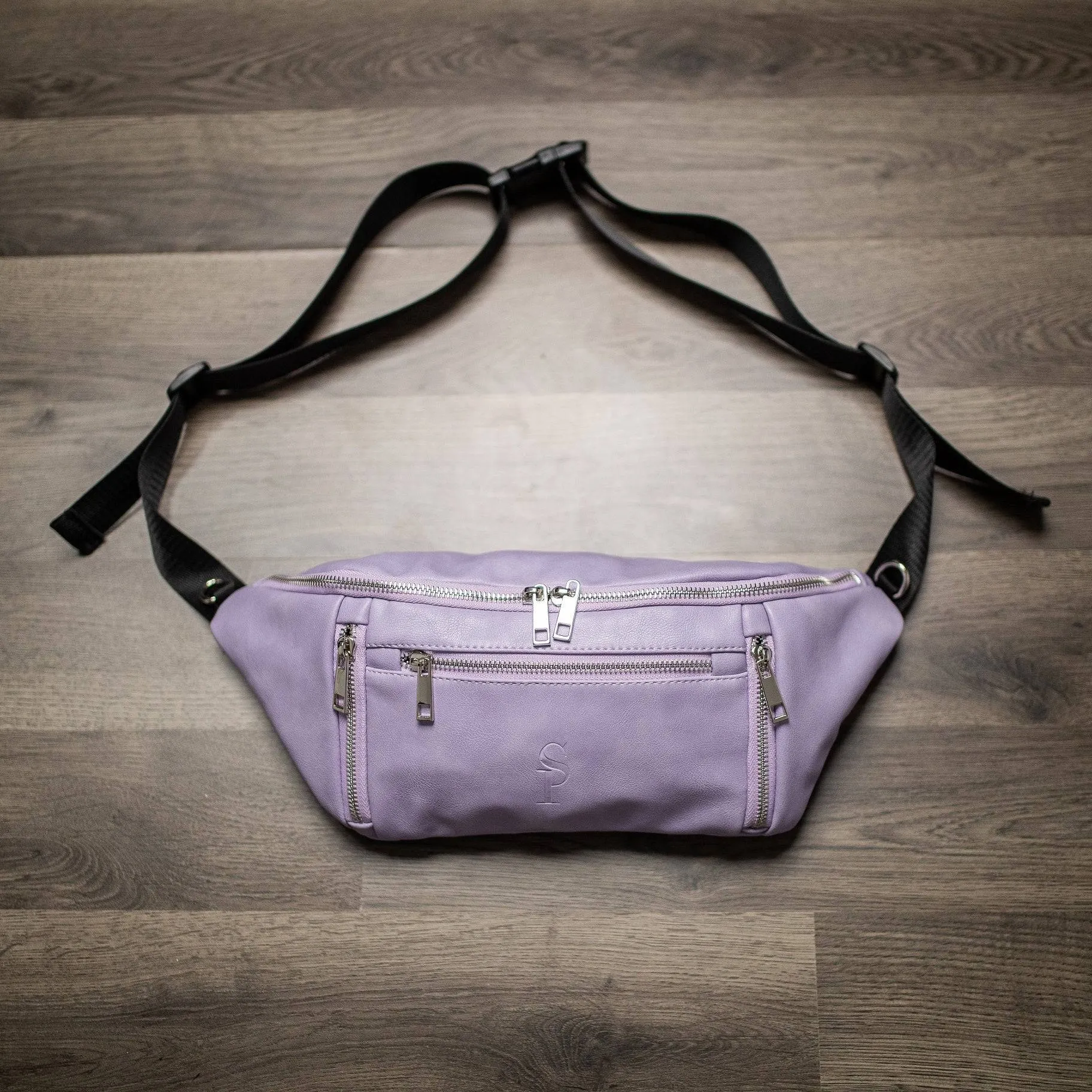 Purple Leather Sling