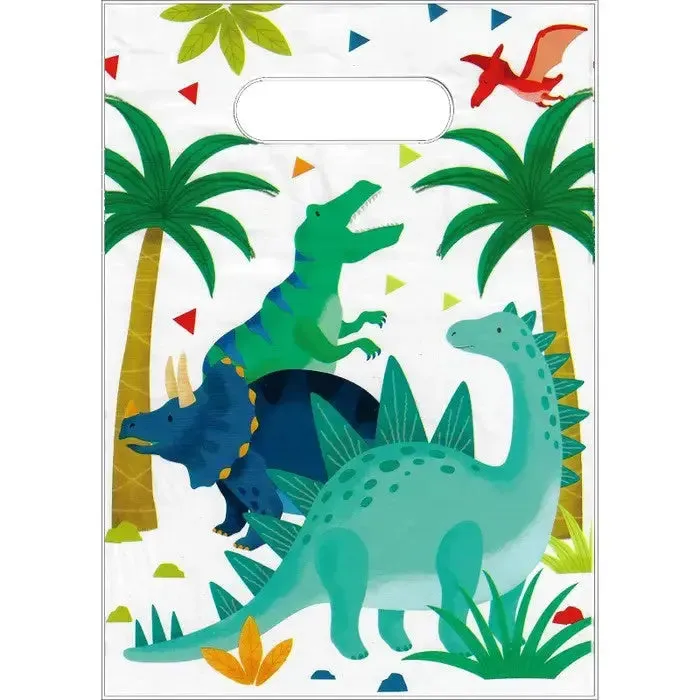 Roarsome Dinosaur Party Bags - 8 Pkt