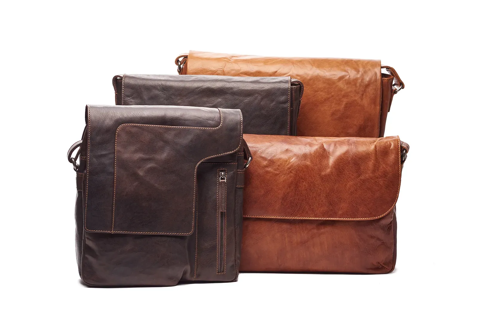 Rugged Hide - Issac Oversize satchel leather bag