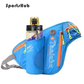 SPORTSHUB Reflective Waist Running Bags with Bottle Holder Sports Fanny Pack for Camping/Hiking/Fishing Waist Pack Bags SB0027