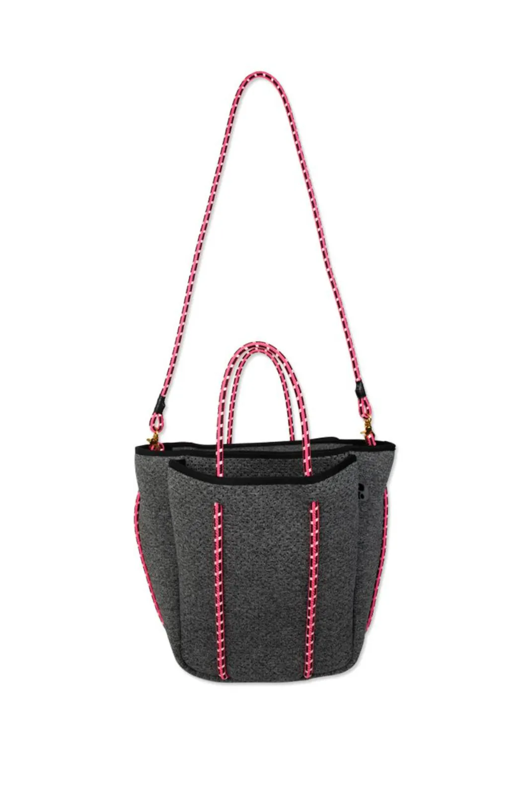 Sporty Spice Shopper (C), Silver W/ Coral Straps