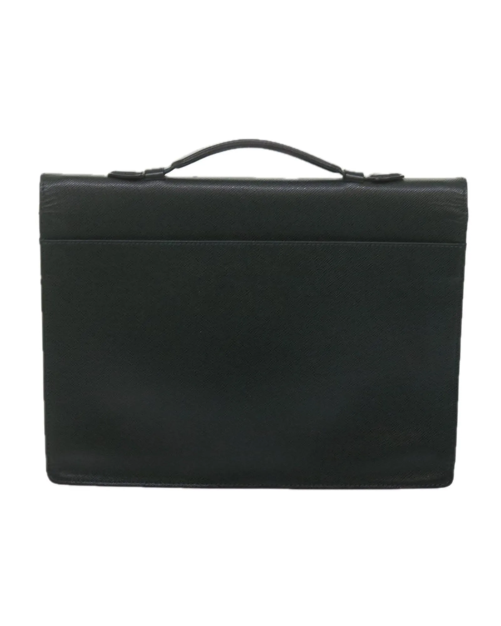 Taiga Leather Business Bag - Green