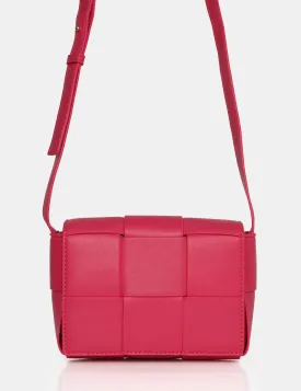 The Gianna Bright Pink Mini Crossbody Shoulder Bag