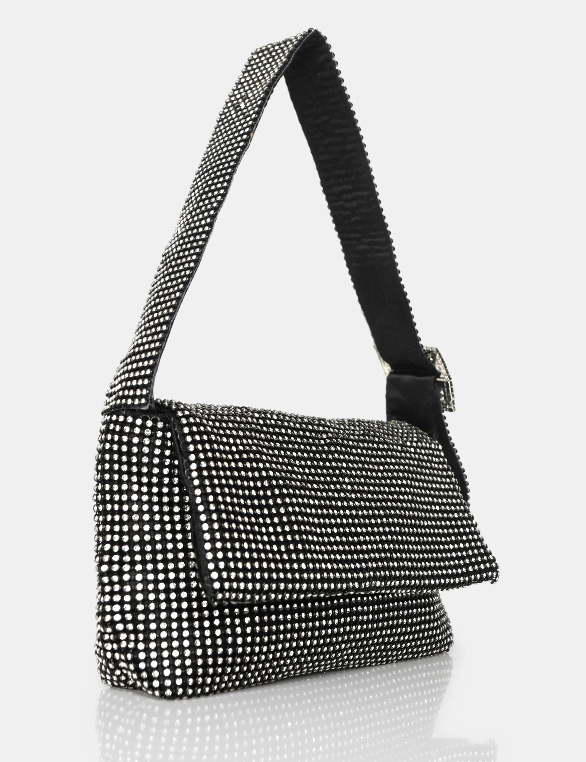 The Luella Black Diamante Bag