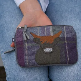 Tweed Applique Juliet Purse