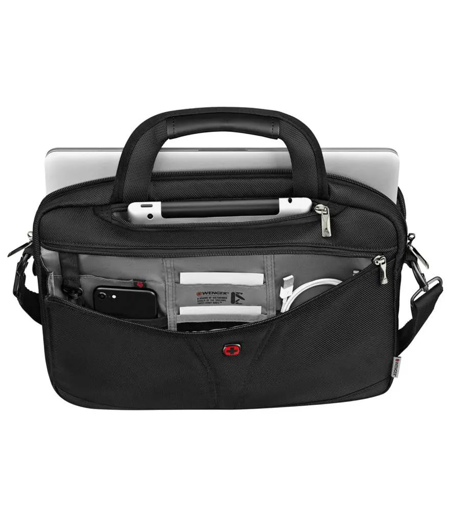 Wenger BC Up 14" Laptop Slimcase with Tablet Pocket - Black