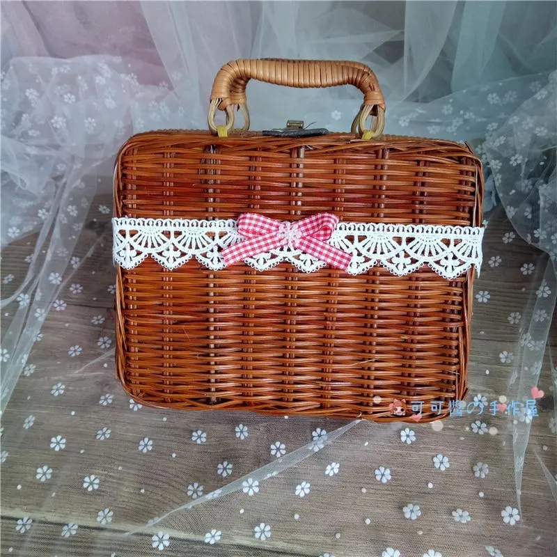 Wicker Strawberry Purse