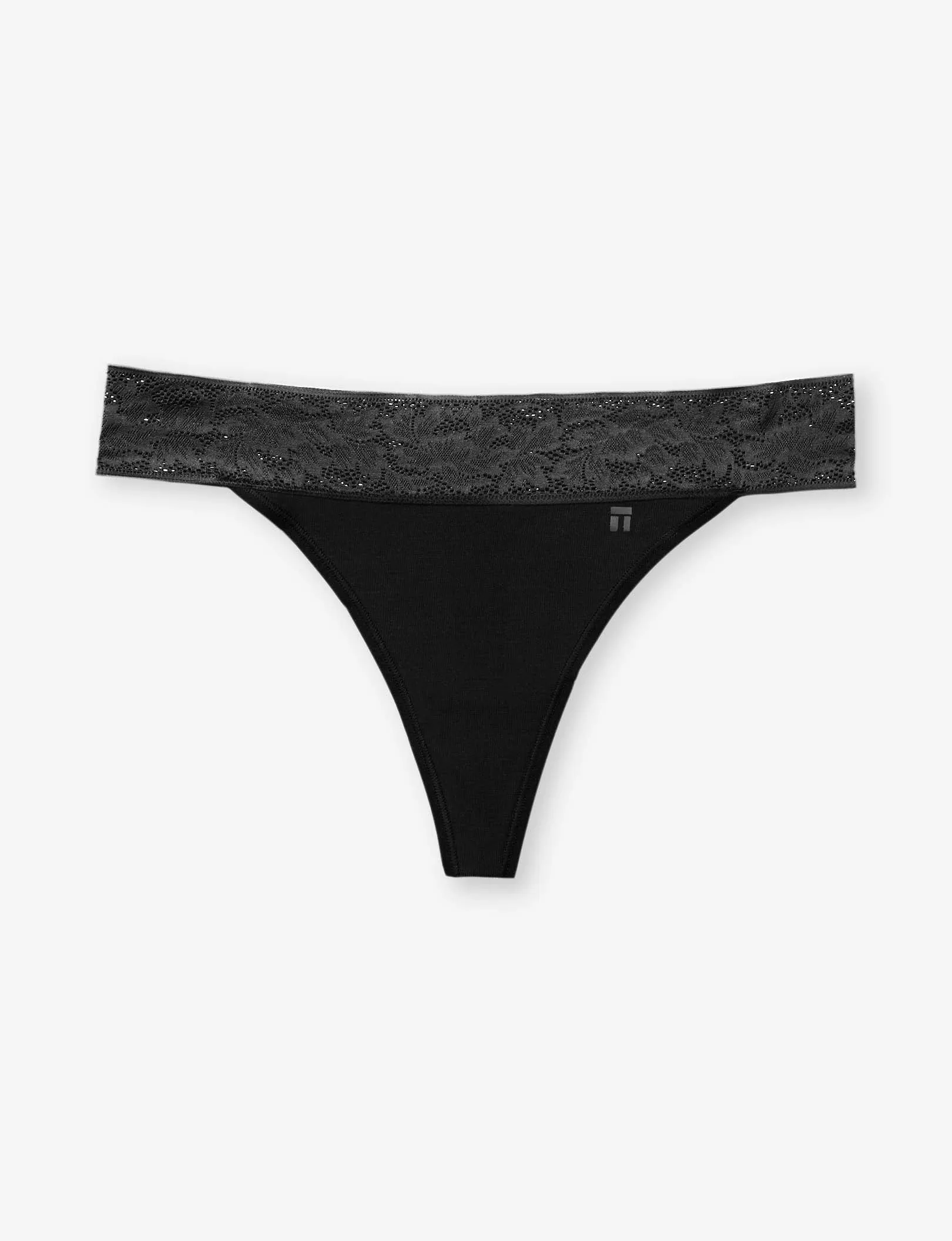 Women's Second Skin Thong, Lace Waist