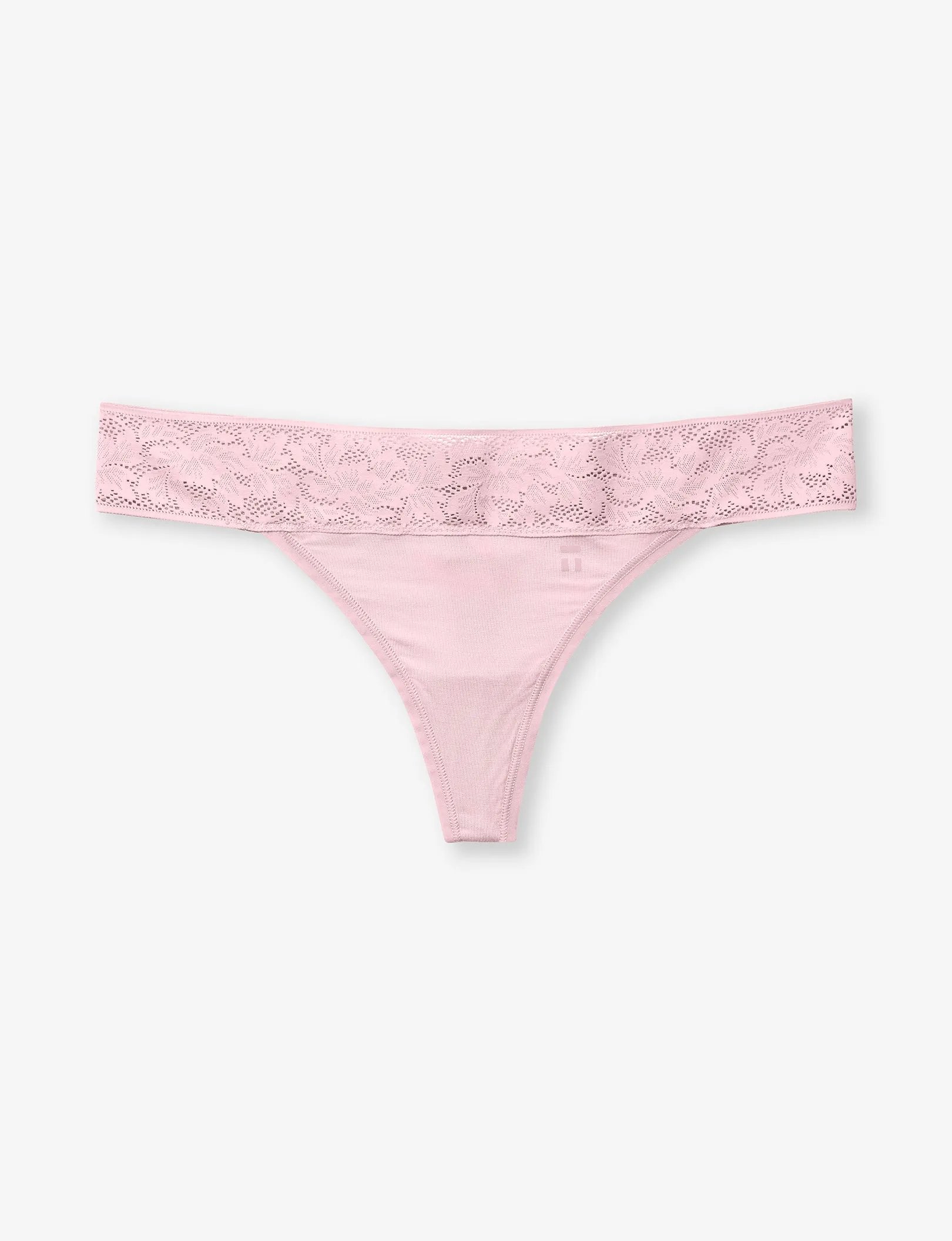 Women's Second Skin Thong, Lace Waist