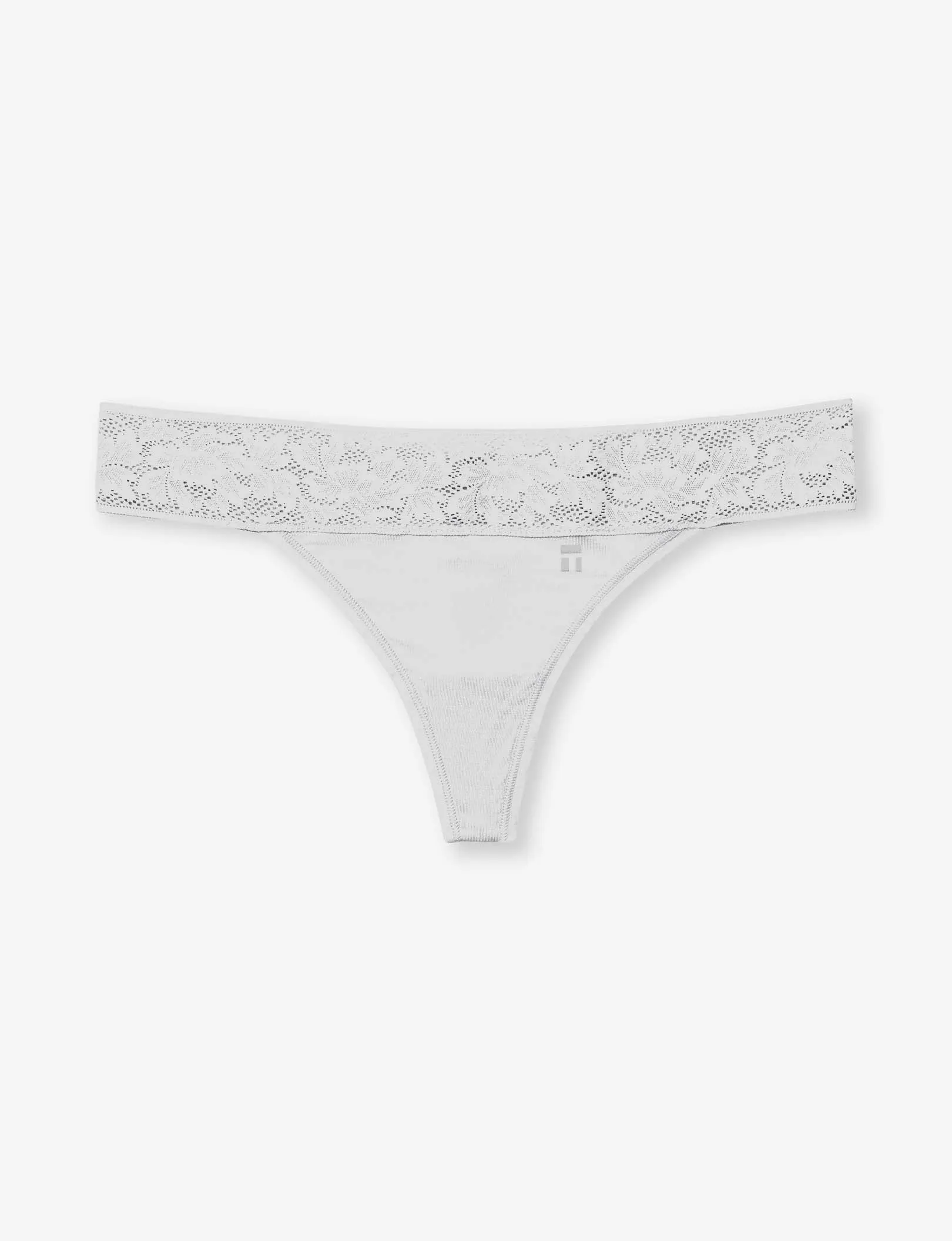 Women's Second Skin Thong, Lace Waist