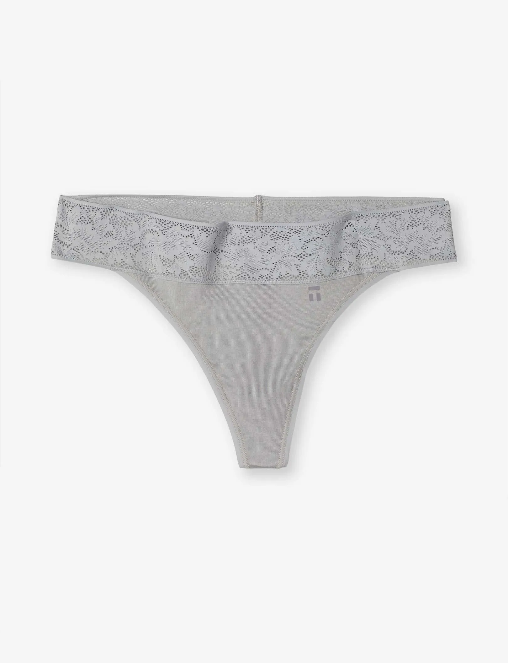 Women's Second Skin Thong, Lace Waist