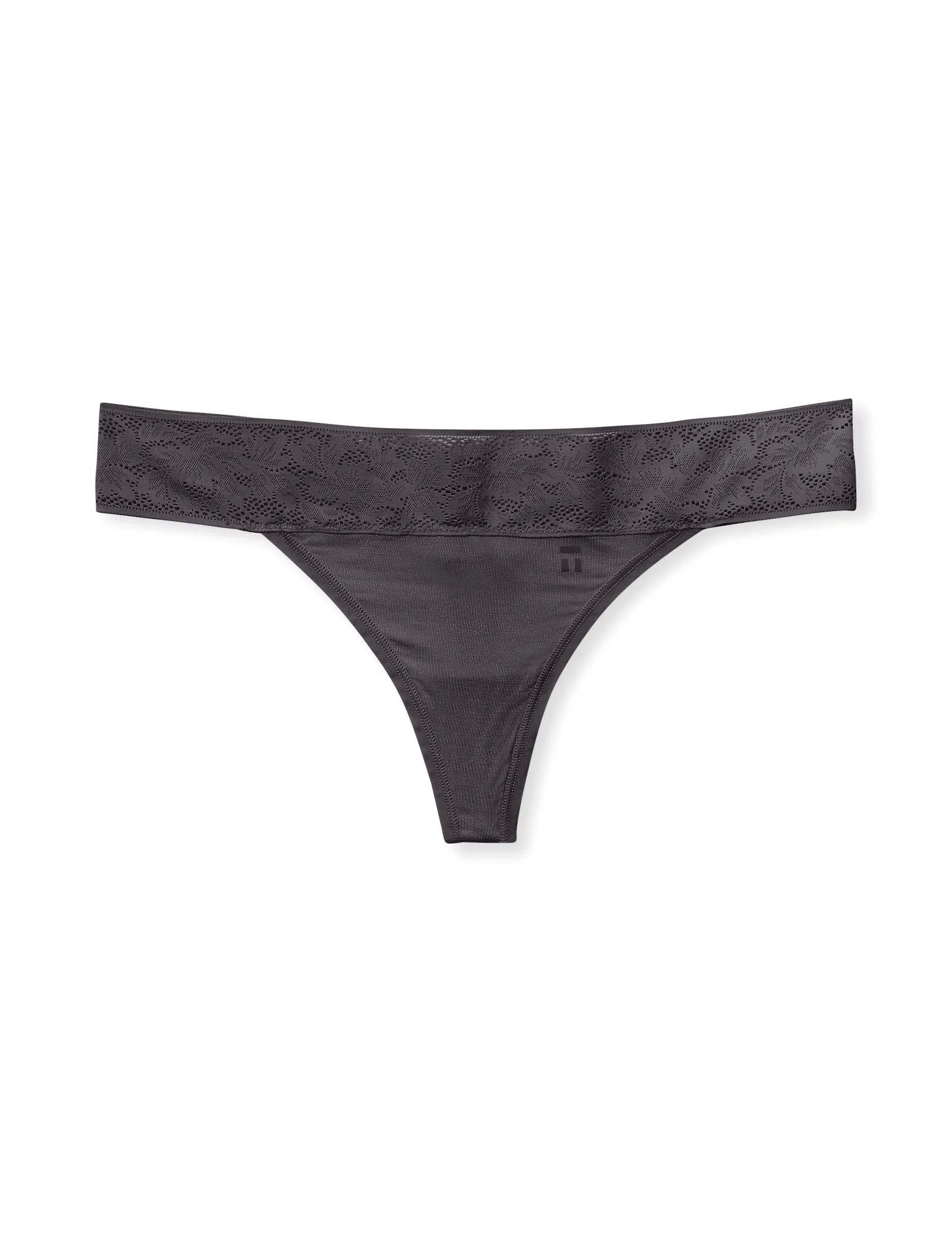 Women's Second Skin Thong, Lace Waist