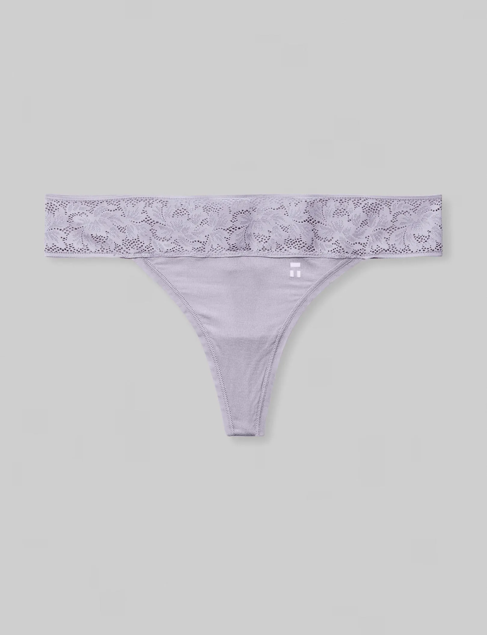 Women's Second Skin Thong, Lace Waist